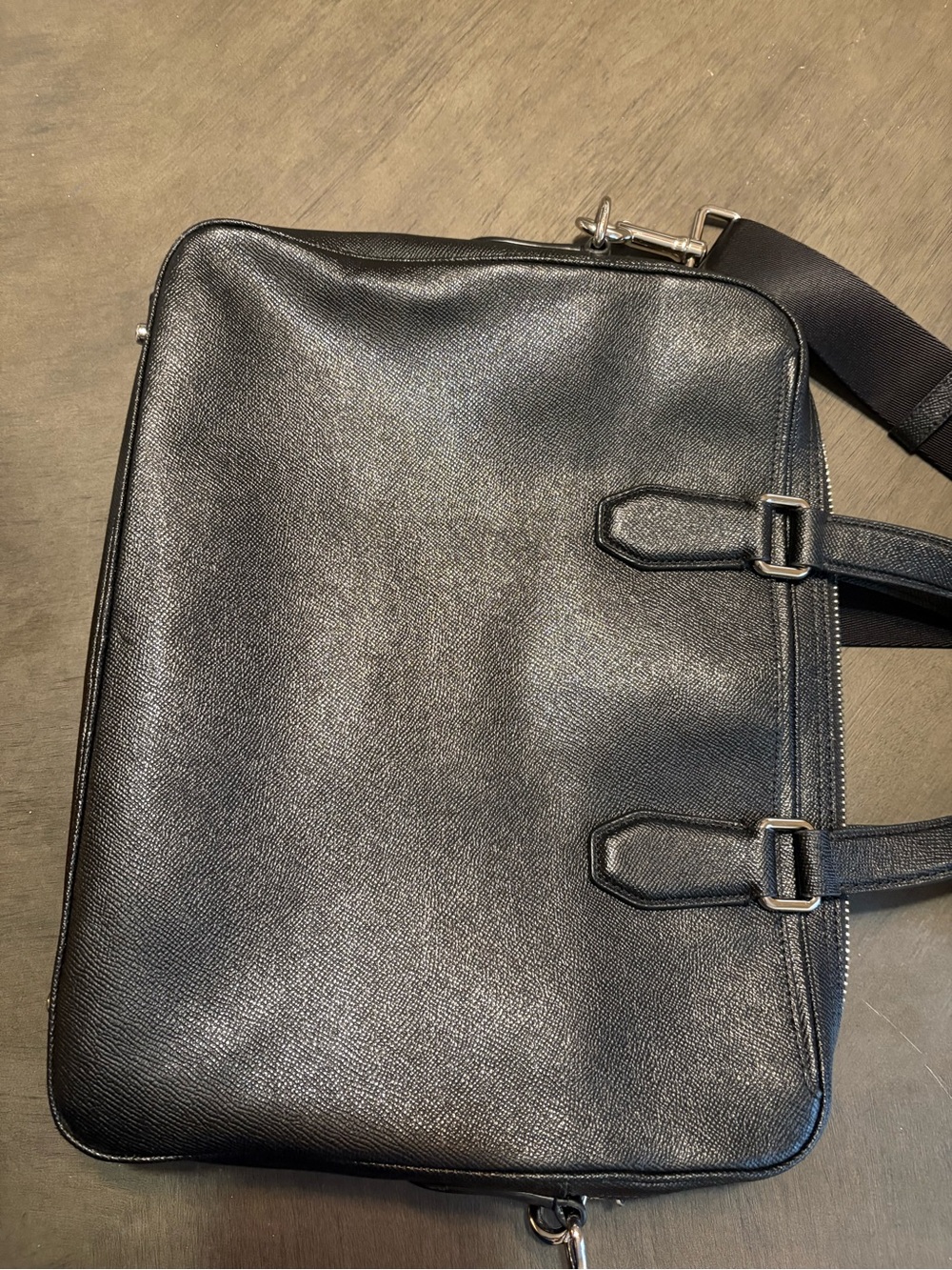 Coach Black Leather Laptop Brief with Detachable Strap. Like new condition. - Picture 5 of 5